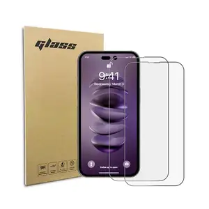2包免费样品防刮擦防爆2.5D屏幕钢化玻璃屏幕保护装置，适用于iphone 11