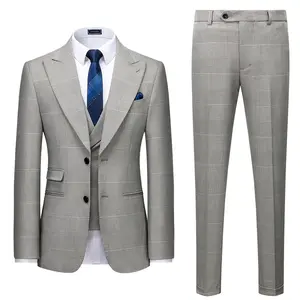 2023 New Design Brand High Quality Business Three Pieces Suit for Men