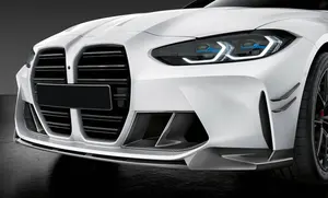 Ventilasi butmer Depan serat karbon kering, untuk BMW G80 M3 G82 G83 M4 2021-2022