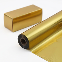 Rouleaux de film holographique doré personnalisé, feuille d'argent PET, film de transfert pour estampage à chaud, papier écologique pour emballage de cartes en papier