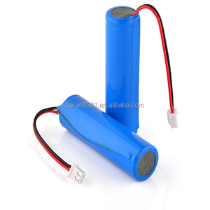 Li-ion oplaadbare batterijpack 1S1P ICR18650 2400mAh 3.7V met PCM voor lamp, LED-verlichting met <span class=keywords><strong>2</strong></span> draden en Molex-connector - Product Image 1