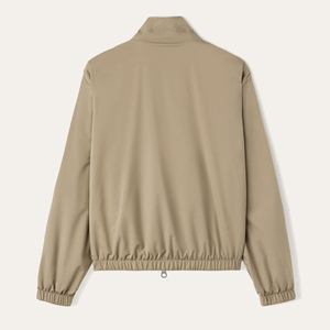 Customized Autumn Winter Stand Collar Casual Trend Commuter Windproof Soft Fabric <strong>Old</strong> Money Style <strong>Men's</strong> Reversible Flight <strong>Jacket</strong> - Product Image 3