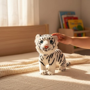 <span class=keywords><strong>Peluche</strong></span> tigre lavabile, <span class=keywords><strong>peluche</strong></span> OEM, animale di <span class=keywords><strong>peluche</strong></span> simulato, tigre, produttore originale, animali personalizzati - Product Image 6