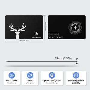 Custom Mfi Wireless Charge GPS Tracker Findmy Tag <strong>Card</strong> <strong>for</strong> Wallet Tracking Finder Smart GPS Tracker Locator <strong>Card</strong> air Tag - Product Image 2