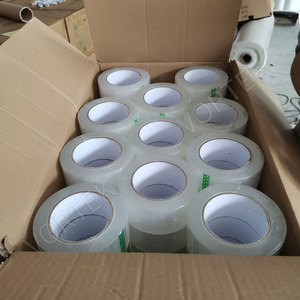 Vente en gros de ruban adhésif BOPP transparent personnalisé Matériau en papier thermofusible pour le scellage du carton et du sac - Product Image 3