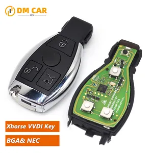 Arayüz VVDI akıllı araba anahtarı 3/4 düğme 315/433MHz çanta NEC Mercedes Benz S E C B için GL ML uzaktan anahtar