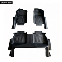 Tapis de sol TPE pour berline, contrôle qualité, disponibilité en stock, approvisionnement unique, tapis de voiture 3D TPE toutes saisons pour GROOVE 2026