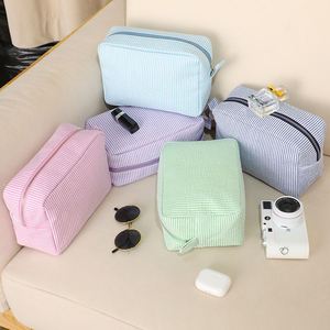 Fashion Multiple Colour Stationary Pencil Cases Cotton Soft Stationery <b>Box</b> Pencil Case Quilted Travel Toiletry Bag With Zipper - Product Image 6