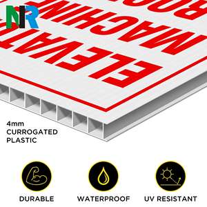 卸売フルカラー印刷<span class=keywords><strong>PVC</strong></span>フォーム段ボールシート庭の看板と看板 - Product Image 2