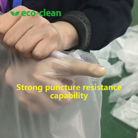 Sacs en plastique HDPE jetables résistants aux perforations, extracteur de poussière industriel personnalisé, poignée Flexiloop pour aspirateur de sol en béton