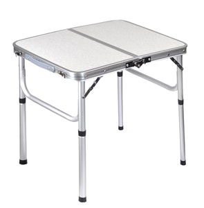 Mesa de pícnic portátil de aluminio de diseño moderno, muebles de exterior de hierro plegables cuadrados para viajes y entrenamiento - Product Image 6