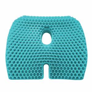 Handmade Double-layer Car Seat Cushion Gel Honeycomb Breathable <b>Memory</b> Foam Cooling Massage <b>Pillow</b> Positioner - Product Image 1