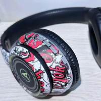 Nouveau casque sans fil d'usine A8 avec jeu de puces JL transfrontalier pour casque Bluetooth avec carte lumineuse Graffiti pour Radio