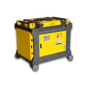 GW42 Machine automatique à cintrer les barres d'armature Fourniture pour la construction indienne Acier au carbone et métal traité avec composants d'engrenage moteur central - Product Image 1