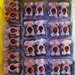 Tự động pin thiết bị đầu cuối kẹp nối đồng mạ nhôm phổ Kích thước lỗ tích cực & tiêu cực pin Xe thiết bị đầu cuối - Product Image 6