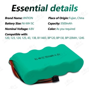 Jintion <span class=keywords><strong>NiMH</strong></span> SC 3500mAh 4.8V <span class=keywords><strong>Nimh</strong></span> pin có thể sạc lại Ni-MH pin cho scopemeter kiểm tra máy phân tích - Product Image 3