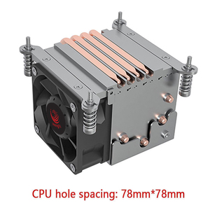 Hoạt động <span class=keywords><strong>CPU</strong></span> Cooler cho 2U máy chủ với nhôm vây 4 cái đồng Heatpipes và 60 mét PWM fan đối với LGA 2011 1700 AM4 giải pháp làm mát - Product Image 2