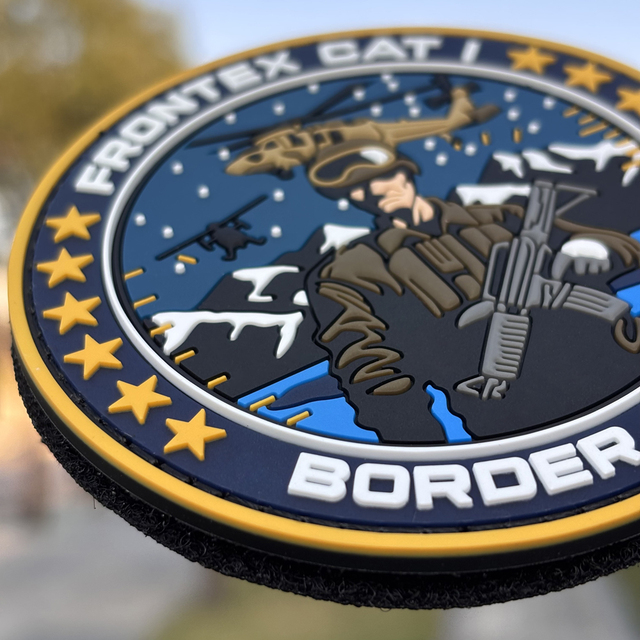 Tactical 3D PVC Patch Embossed Logo Rubber Badge with Hook & Loop Fastener for Gear Jackets Caps Backpacks Clothing Accessories