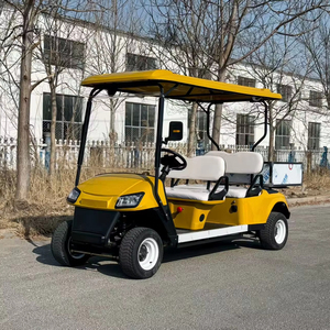 Voiturette de golf électrique SHUIMAN JINSHAN 4 places, moteur 3,5 kW, autonomie 80-100 km, châssis en acier, panier de rangement moderne et luxueux, pour parcs et terrains de golf - Product Image 1