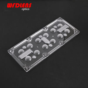 עדשה אופטית בעלת ביצועים גבוהים 90 מעלות, עדשת לד 12 ב-1, 173.0*71.4 מ\\\"מ, עדשה מרובעת לתאורת הצפה - Product Image 2