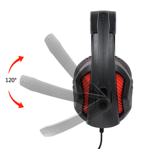 Auriculares para <span class=keywords><strong>juegos</strong></span> con cable de 3,5mm directos de fábrica con micrófono para PC para PS5 para portátil PS4 hechos de plástico duradero - Product Image 3