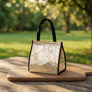 Bolsa Térmica Reutilizable Althea Ecobag, Bolsa Refrigerante de Tela No Tejida con Cordón, Logotipo Personalizable, para Alimentos Calientes y Fríos - Product Image 3