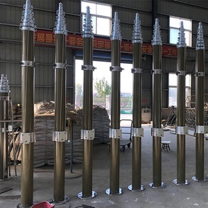 Mástil Telescópico de Aluminio de 3-30 m Adecuado para Torres de Telecomunicaciones y Accesorios de Comunicaciones Inalámbricas VHF - Product Image 3