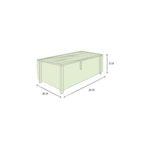 ฝาครอบกลางแจ้ง perel สำหรับโต๊ะสูงถึง240ซม. - Product Image 2