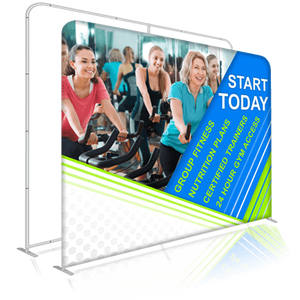 Custom 8ft/10ft Aluminium Frame Eco-Friendly Tension Fabric Single-Sided Backdrop <b>Banner</b> for Outdoor Events - Product Image 2