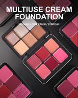 Palette correcteur de maquillage à bas quantité minimale de commande en gros 12 couleurs boîte en fer Blush boue correcteur naturel réparation visage fard à joues mat