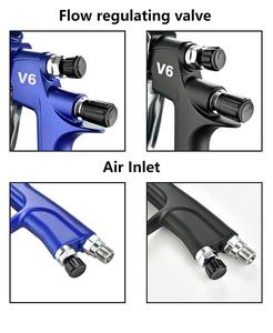 CLAUTOOL haute pression 600cc 1.3mm buse alimentation par gravité aérographe outil pneumatique <span class=keywords><strong>vernis</strong></span> peinture pulvérisateur HVLP pistolet - Product Image 5