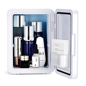 Nouveau <span class=keywords><strong>produit</strong></span> <span class=keywords><strong>beauté</strong></span> réfrigérateur mini réfrigérateur avec miroirs led 10 litres Portable maquillage réfrigérateur avec haut-parleur bluetooth - Product Image 6
