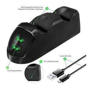 Soporte de carga de pantalla con indicador LED TP4-889, base de carga USB para <span class=keywords><strong>PS4</strong></span>, <span class=keywords><strong>PS4</strong></span> Slim, <span class=keywords><strong>PS4</strong></span> Pro - Product Image 4