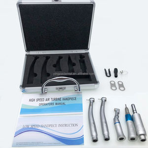 Turbina de aire Dental de baja velocidad, Kit de piezas de mano quirúrgicas de alta velocidad con paquete de aluminio - Product Image 3