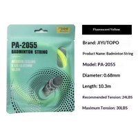 Cordage de badminton 0,68 mm, durable, haute élasticité, fibre de nylon, cordage d'entraînement PA-2055 pour raquettes de badminton