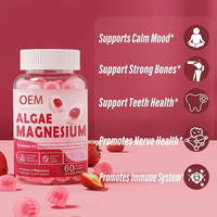 Gummies véganes sans sucre à quatre ingrédients OEM, magnésium, vitamines B12 et D3-2, 60 unités quotidiennes, soutien immunitaire et antioxydant pour adultes