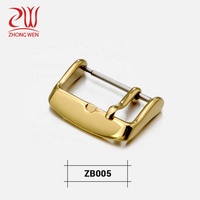 Fermoir de remplacement personnalisé 16mm 20mm Boucle de bracelet de montre de polissage en acier inoxydable 304 pour montre intelligente