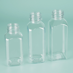 1Oz 2Oz Tùy Chỉnh Màu Sắc Hình Vuông Rỗng Nhựa Trong Suốt Nước Trái Cây Container Chai <span class=keywords><strong>Cap</strong></span> Màn Hình In Ấn Có Thể Tái Chế Cấp Thực Phẩm - Product Image 5