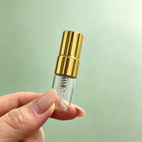 Mini flacon de parfum échantillon 2ml 3ml 5ml 10ml, flacon pulvérisateur vide transparent, tube en verre, atomiseur de parfum, testeur, emballage d'huile