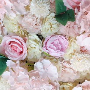 Đám Cưới Sân Khấu Hoa Tường Trang Trí Nội Thất Giá Rẻ Giá Hồng Backdrop Bảng Điều Chỉnh Cuộn lên Vải Vải Lụa Hoa Tường - Product Image 2