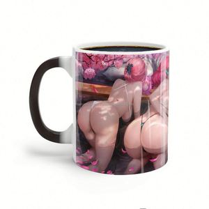 Mug de fête classique en porcelaine écologique de 11 oz, personnalisé avec logo imprimé par sublimation, sensible à la chaleur et changeant de couleur - Product Image 1