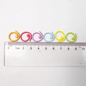 30 marqueurs de mailles métalliques hélicoïdaux, anneaux de crochet multicolores, marqueurs de crochet verrouillables pour le tricot et le crochet - Product Image 4