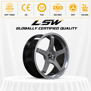 LS8008 Custom Color 18 Inch Alloy Passenger Car <b>Wheel</b> 5 <b>Spoke</b> Rim 139.7mm PCD 5X114.3 for Retrofit Upgrade - Product Image 3