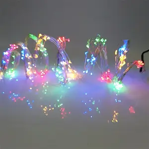 Guirlande lumineuse LED multicolore pour arbre de vigne, 12 m, fil de cuivre, lumière de branches féerique pour fête de noël