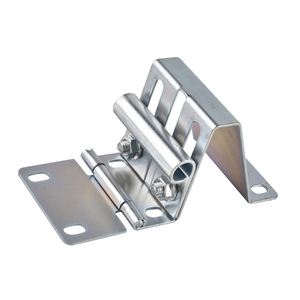 Charnière industrielle robuste EBM en aluminium noir zingué, anti-pincement, double face, pour portes de garage commerciales, salles de bain et extérieur - Product Image 6