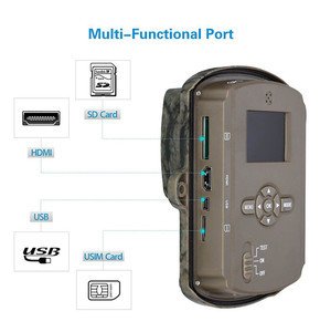 4G telecamere da caccia trappole per foto Scout Wild Camera Trail GPS/e-mail/<span class=keywords><strong>MMS</strong></span>/FTP/GSM visione notturna cosa impermeabile IP66 - Product Image 6