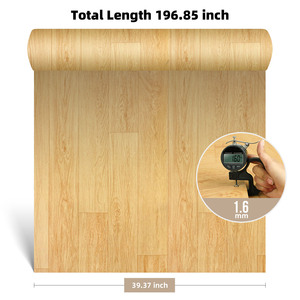 Rollos de Suelo de Linóleo Jeedeson con Simulación de Grano de Madera, Protección Ambiental, Cero Formaldehído, Vinilo de PVC - Product Image 3