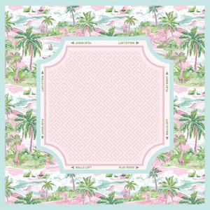 Tapis de Mahjong Portable de Luxe Moderne et Durable, Housse de Table de Jeu Antidérapante en Caoutchouc pour Règles Charleston Préppy - Product Image 6