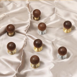 Nordic Vintage Brass Cabinet <strong>Knobs</strong> with Minimalist Luxury Sphere Design for Bedroom Kitchen Wardrobes Dresser <strong>Drawer</strong> - Product Image 5