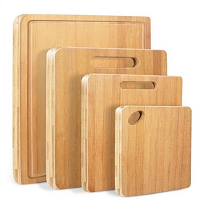Planche à découper rectangulaire en bambou durable ZamZam Industries, best-seller, avec manche de couteau en bois, personnalisable, multifonctionnelle, non toxique - Product Image 3